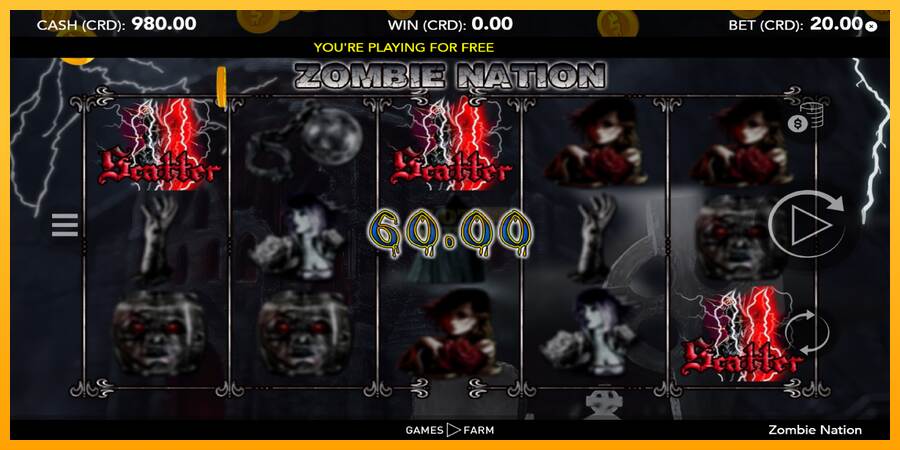 Zombie Nation máquina de juego por dinero, imagen 2