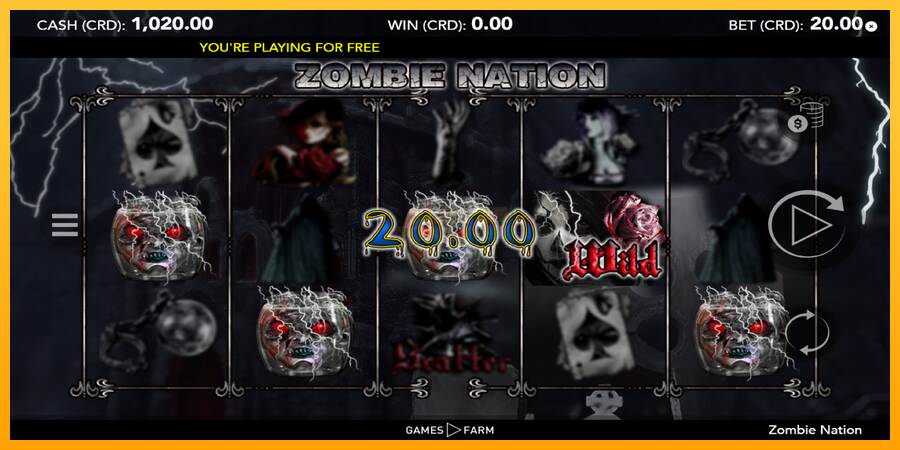 Zombie Nation máquina de juego por dinero, imagen 3