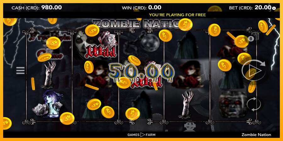 Zombie Nation máquina de juego por dinero, imagen 4