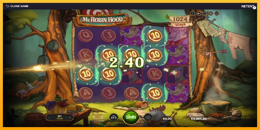 Ms Robin Hood máquina de juego por dinero, imagen 4