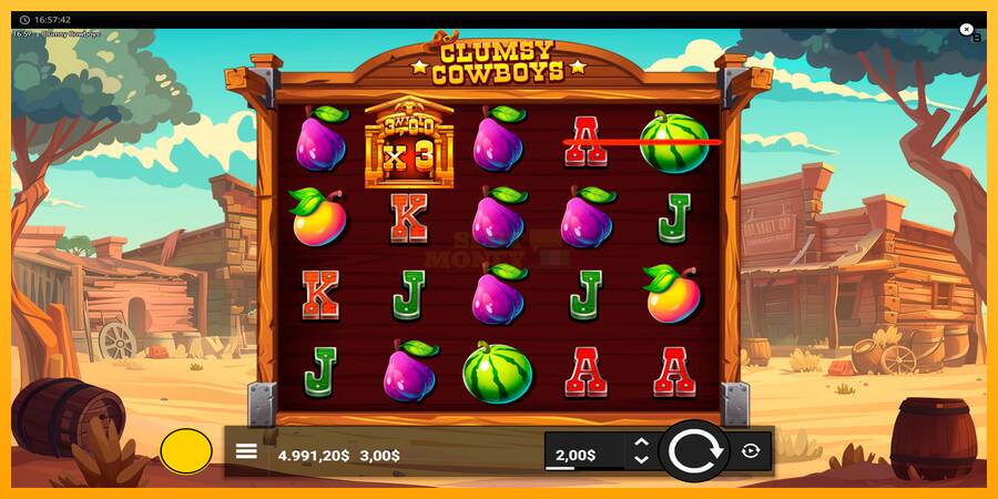 Clumsy Cowboys máquina de juego por dinero, imagen 3