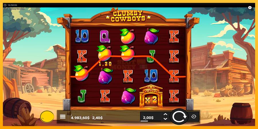 Clumsy Cowboys máquina de juego por dinero, imagen 4