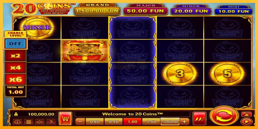 20 Coins Halloween Jackpots máquina de juego por dinero, imagen 1