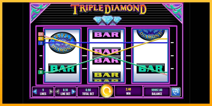 Triple Diamond máquina de juego por dinero, imagen 3