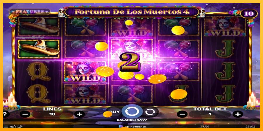 Fortuna De Los Muertos 4 máquina de juego por dinero, imagen 3