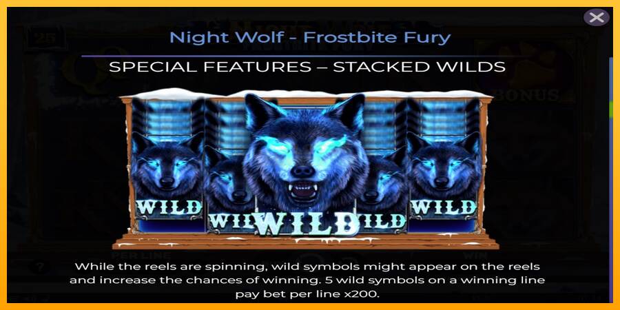 Night Wolf - Frostbite Fury máquina de juego por dinero, imagen 6