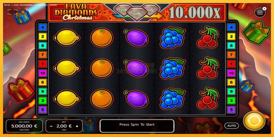 Lava Diamonds Christmas máquina de juego por dinero, imagen 2