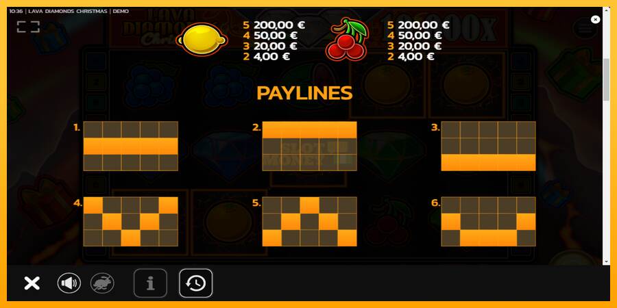 Lava Diamonds Christmas máquina de juego por dinero, imagen 6