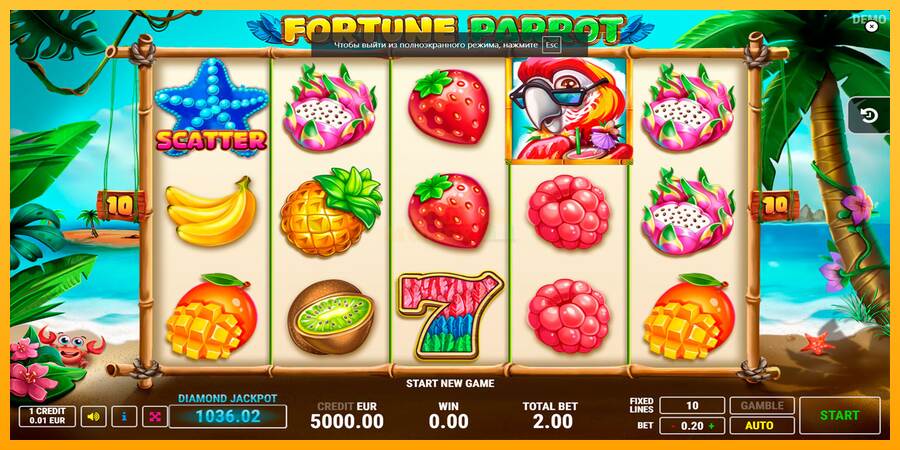 Fortune Parrot máquina de juego por dinero, imagen 1