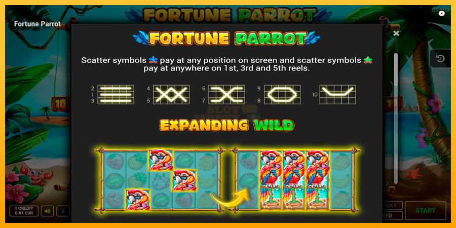 Fortune Parrot máquina de juego por dinero, imagen 7