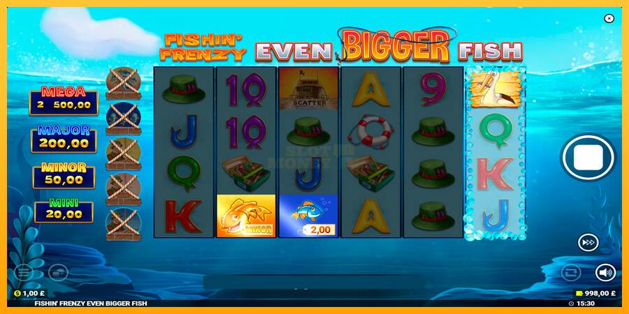 Fishin Frenzy Even Bigger Fish máquina de juego por dinero, imagen 2