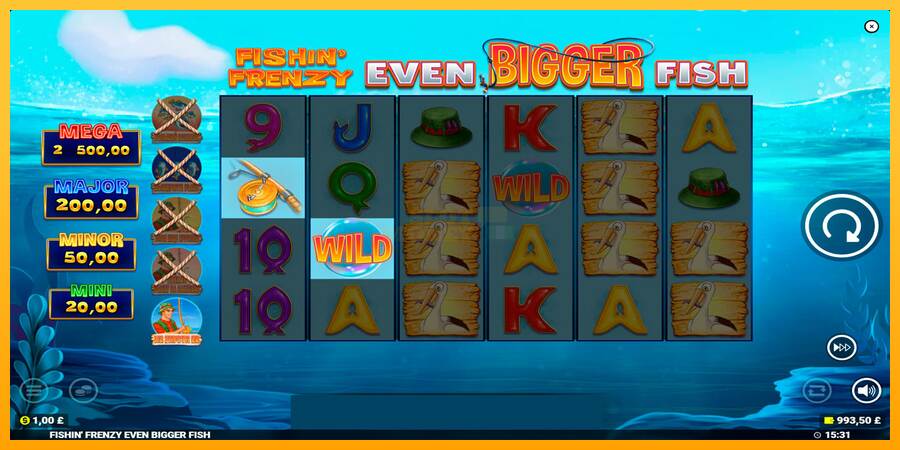 Fishin Frenzy Even Bigger Fish máquina de juego por dinero, imagen 4