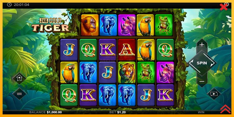 24K Gold Tiger máquina de juego por dinero, imagen 2