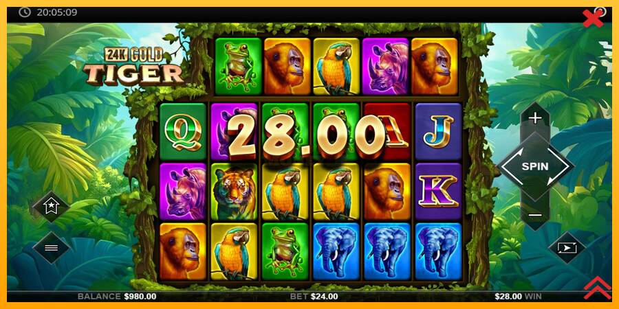 24K Gold Tiger máquina de juego por dinero, imagen 3