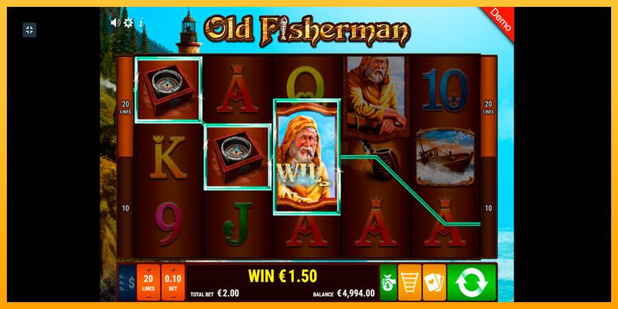 Old Fisherman máquina de juego por dinero, imagen 2