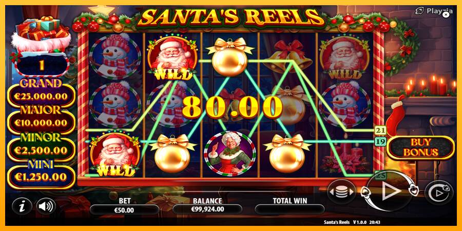 Santas Reels máquina de juego por dinero, imagen 4