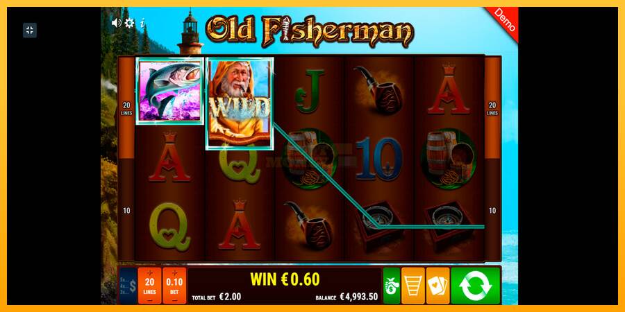 Old Fisherman máquina de juego por dinero, imagen 3