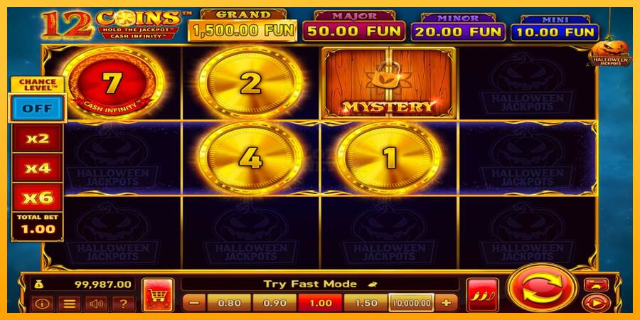 12 Coins Grand Gold Edition Halloween Jackpots máquina de juego por dinero, imagen 3