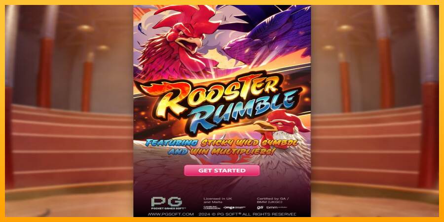 Rooster Rumble máquina de juego por dinero, imagen 1