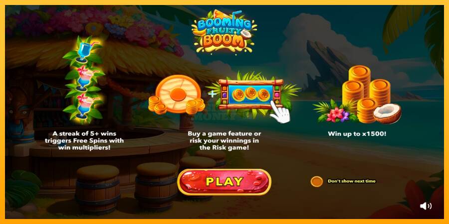 Booming Fruity Boom máquina de juego por dinero, imagen 1