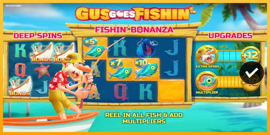 Gus Goes Fishin máquina de juego por dinero, imagen 1