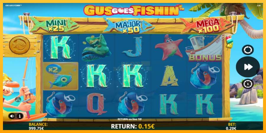 Gus Goes Fishin máquina de juego por dinero, imagen 3