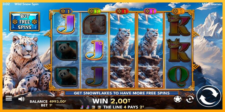 Wild Snow Spin máquina de juego por dinero, imagen 3