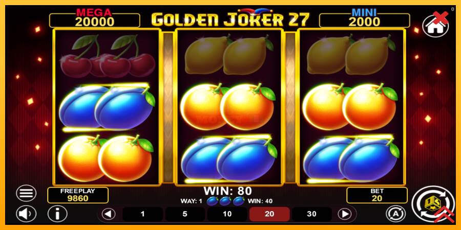 Golden Joker 27 Hold & Win máquina de juego por dinero, imagen 4