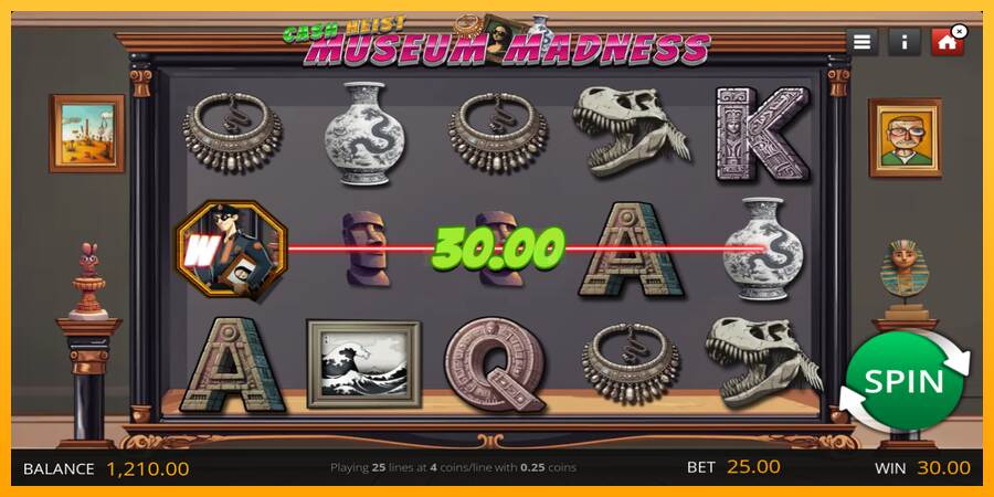 Cash Heist Museum Madness máquina de juego por dinero, imagen 4