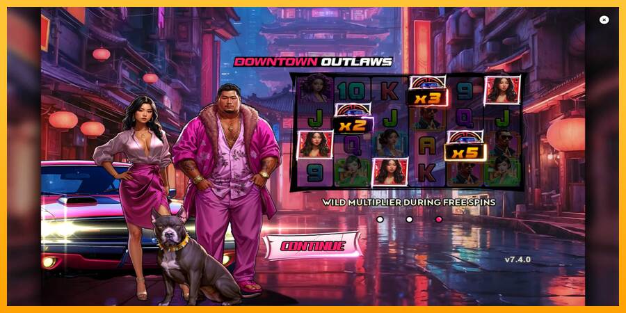 Downtown Outlaws máquina de juego por dinero, imagen 1