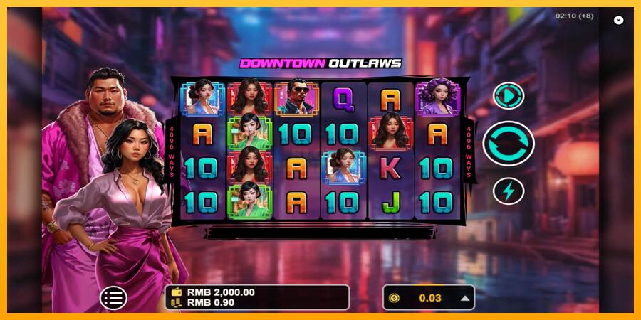 Downtown Outlaws máquina de juego por dinero, imagen 2