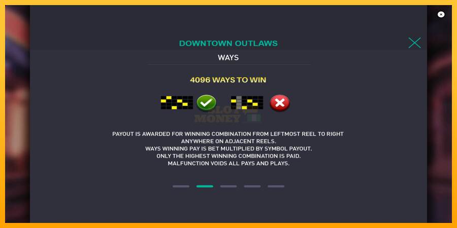 Downtown Outlaws máquina de juego por dinero, imagen 6