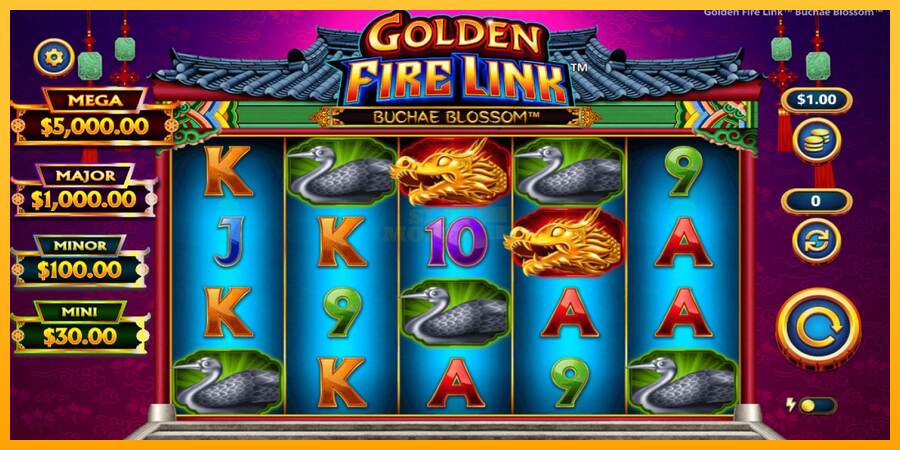 Golden Fire Link Buchae Blossom máquina de juego por dinero, imagen 1