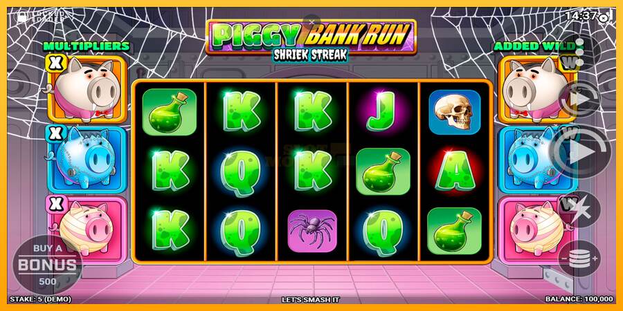 Piggy Bank Run - Shriek Streak máquina de juego por dinero, imagen 1