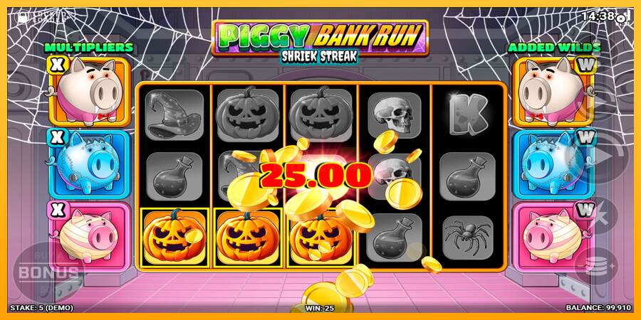 Piggy Bank Run - Shriek Streak máquina de juego por dinero, imagen 2