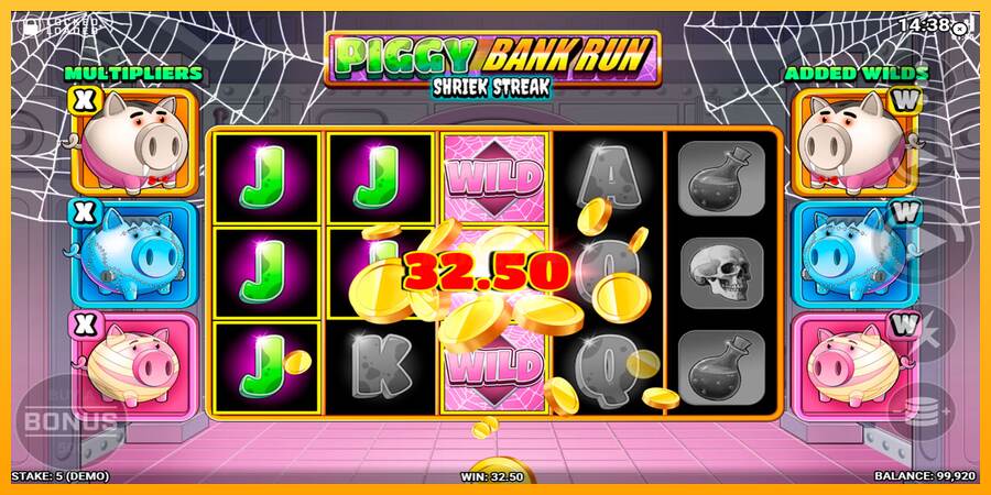 Piggy Bank Run - Shriek Streak máquina de juego por dinero, imagen 3