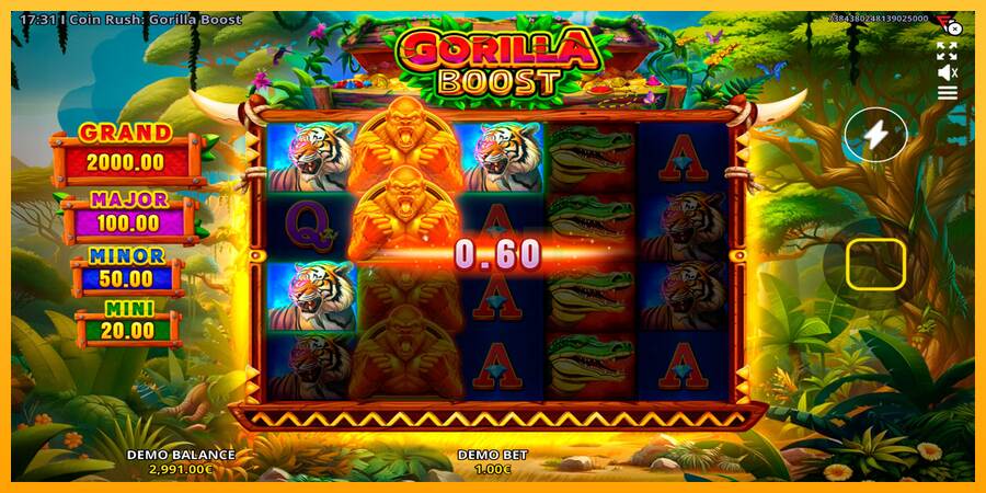 Coin Rush: Gorilla Boost máquina de juego por dinero, imagen 3