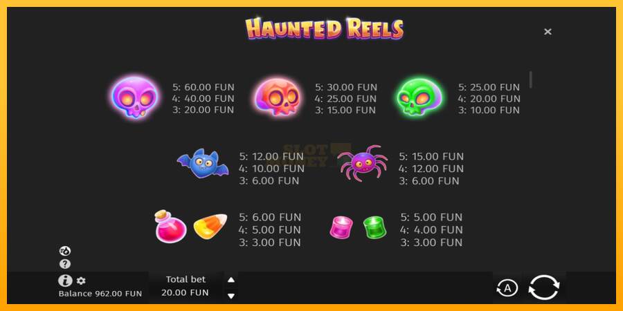 Haunted Reels máquina de juego por dinero, imagen 6