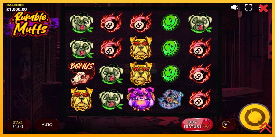 Rumble Mutts máquina de juego por dinero, imagen 2