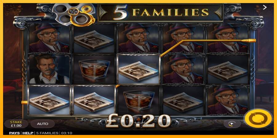 5 Families máquina de juego por dinero, imagen 3