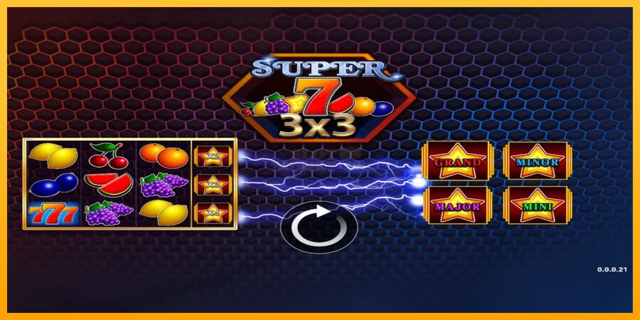 Super 7 3x3 máquina de juego por dinero, imagen 1