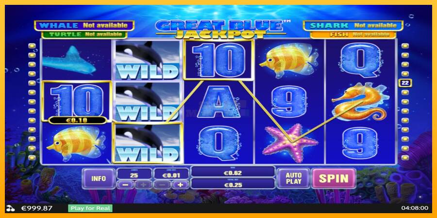 Great Blue Jackpot máquina de juego por dinero, imagen 3