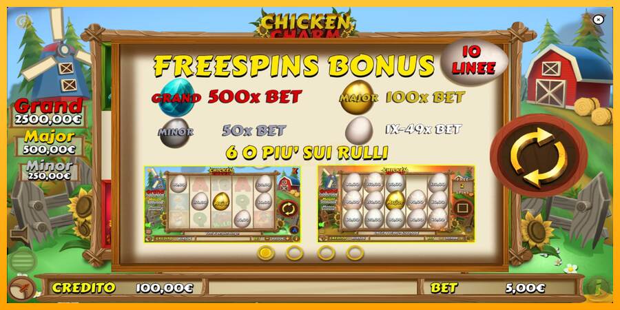 Chicken Charm máquina de juego por dinero, imagen 1