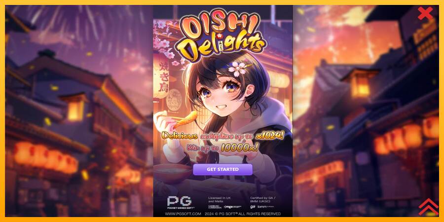 Oishi Delights máquina de juego por dinero, imagen 1