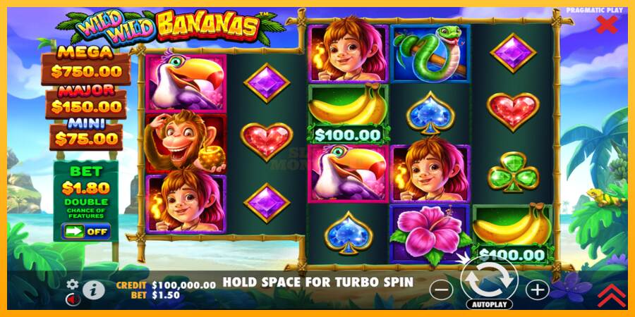 Wild Wild Bananas máquina de juego por dinero, imagen 2