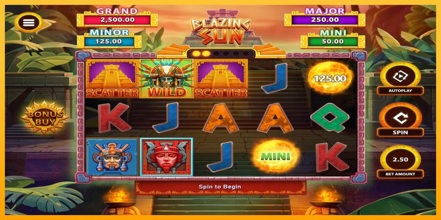 Blazing Sun máquina de juego por dinero, imagen 1