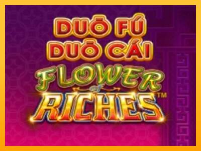 Duo Fu Duo Cai Flower Riches máquina de juego por dinero