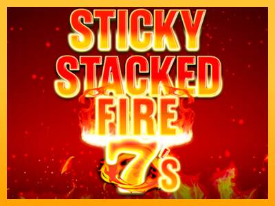 Sticky Stacked Fire 7s máquina de juego por dinero