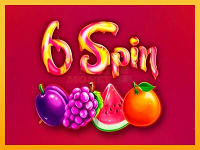 6 Spin máquina de juego por dinero