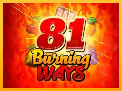 81 Burning Ways máquina de juego por dinero